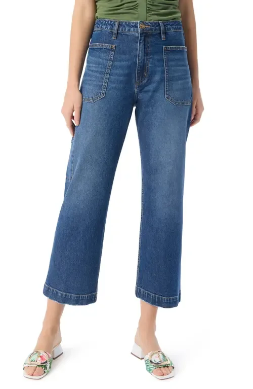 Noemi Patch Pocket Ankle Straight Leg Jeans by DO by Dee Ocleppo