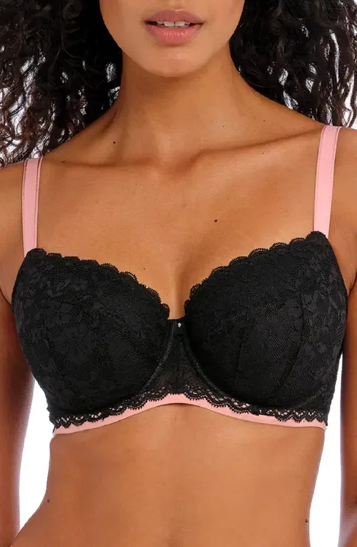 Offbeat Underwire Padded Half Cup Bra by Freya