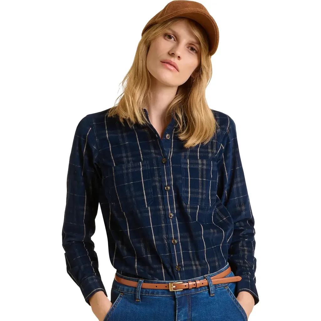Frances Long Sleeve Checked Shirt by Brakeburn