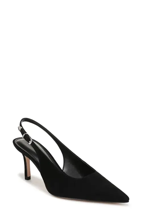 Sierra Pointed Toe Slingback Pump in Suede