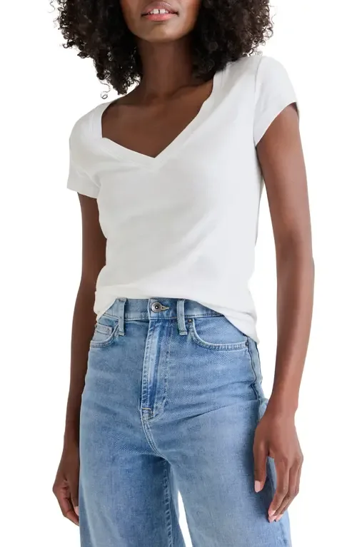 Faye V-Neck Tee by Splendid