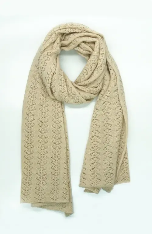 Cashmere Openwork Wrap by Portolano
