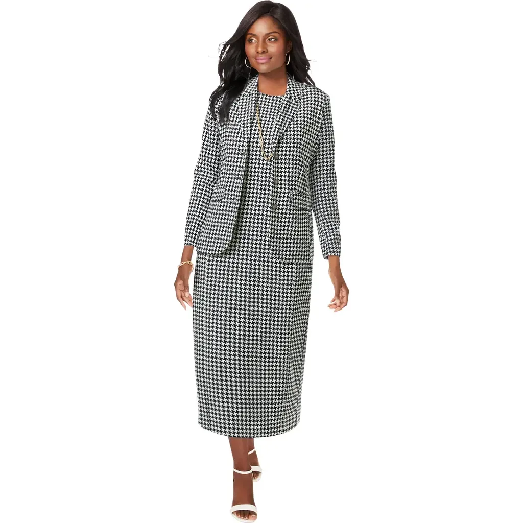 Stretch Crepe Maxi Jacket Dress by Jessica London
