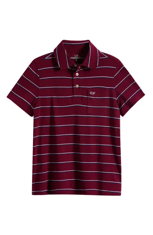 Island Stripe Cotton Polo by vineyard vines