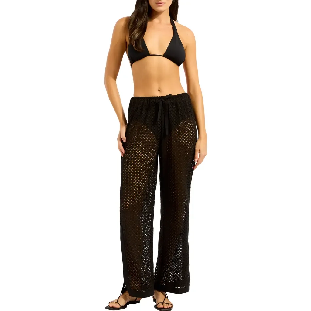Side Split Cover-Up Pants
