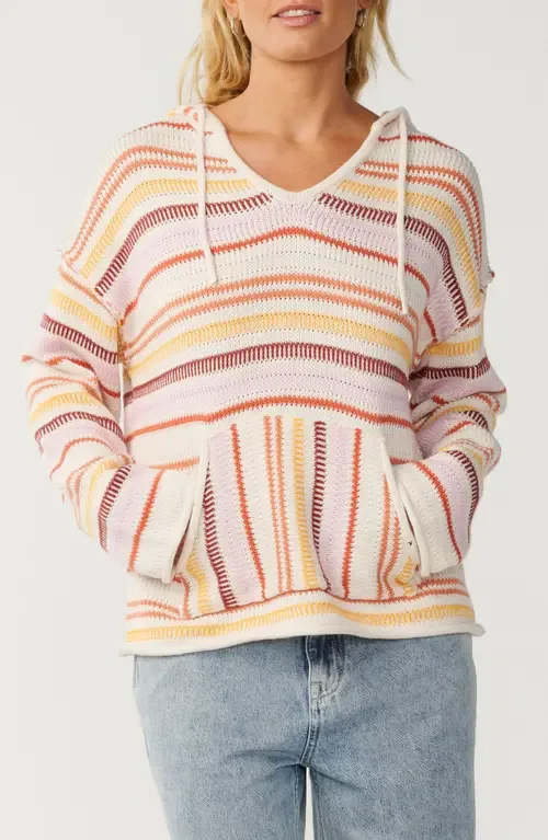 Retro Swell Stripe Hooded Sweater by Rip Curl