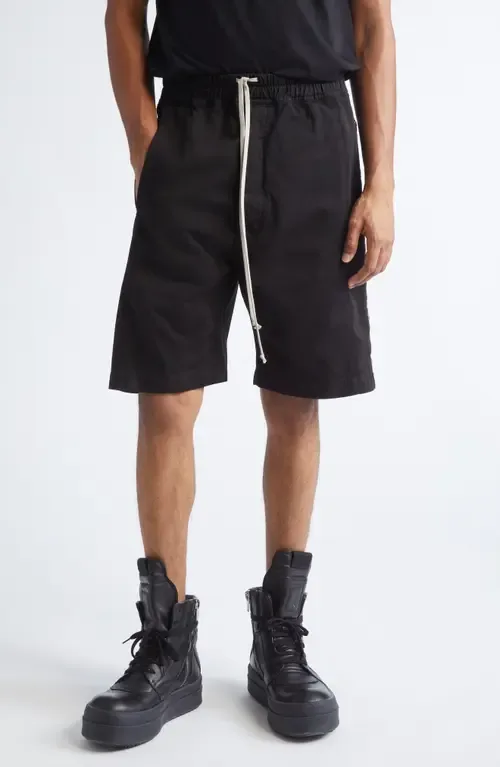 Pusher Cotton Shorts by Rick Owens DRKSHDW
