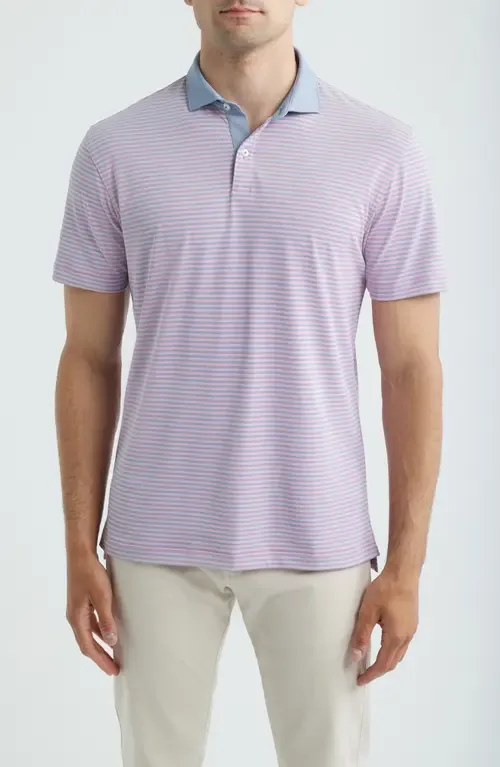 Cruz Stripe Performance Jersey Polo by johnnie-O