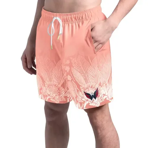 Margaritaville Pink Washington Capitals Lagoon Fiesta Swim Short by Margaritaville