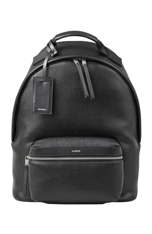 Coated Canvas Backpack by SANDRO