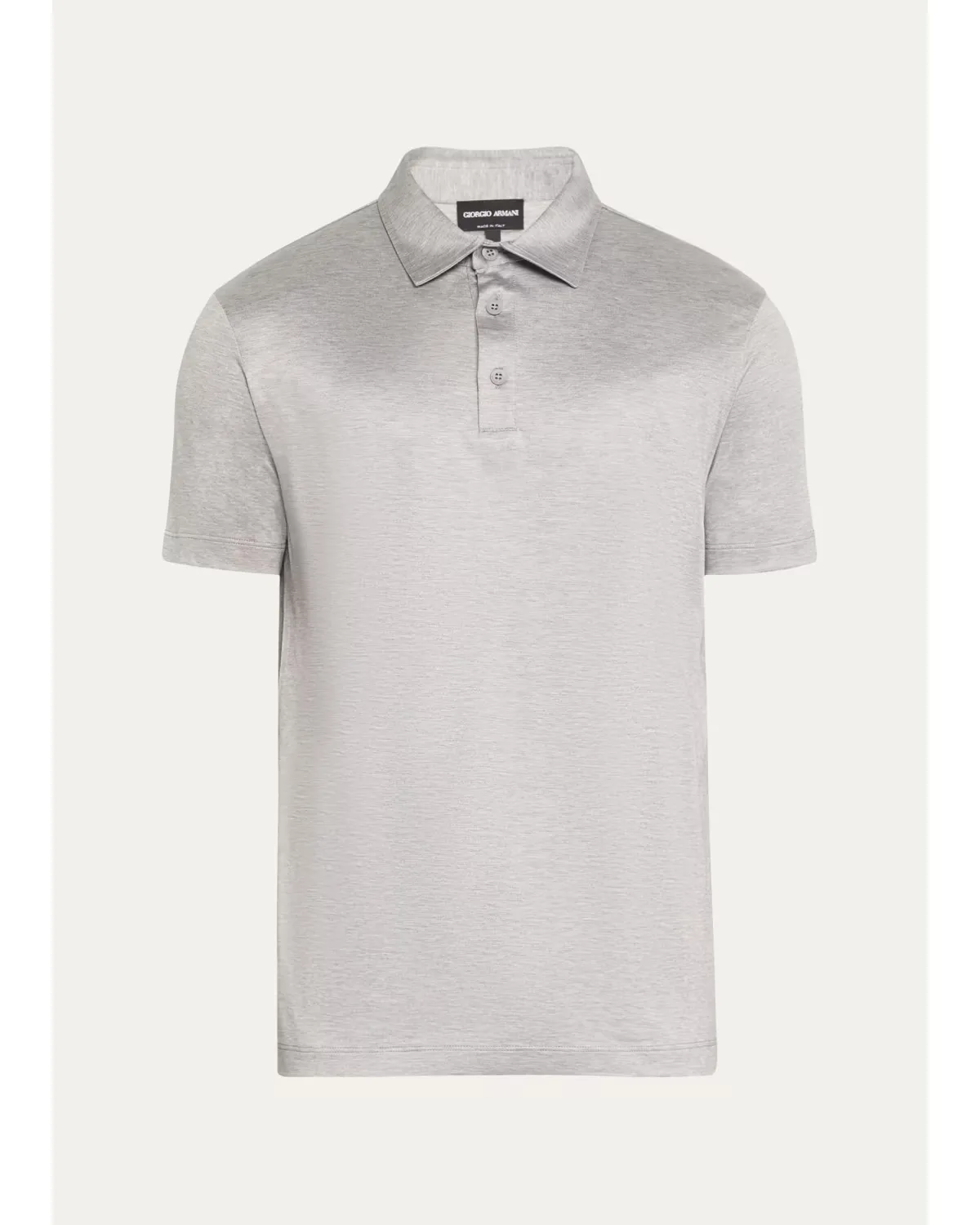 Solid Jersey Polo Shirt by Armani