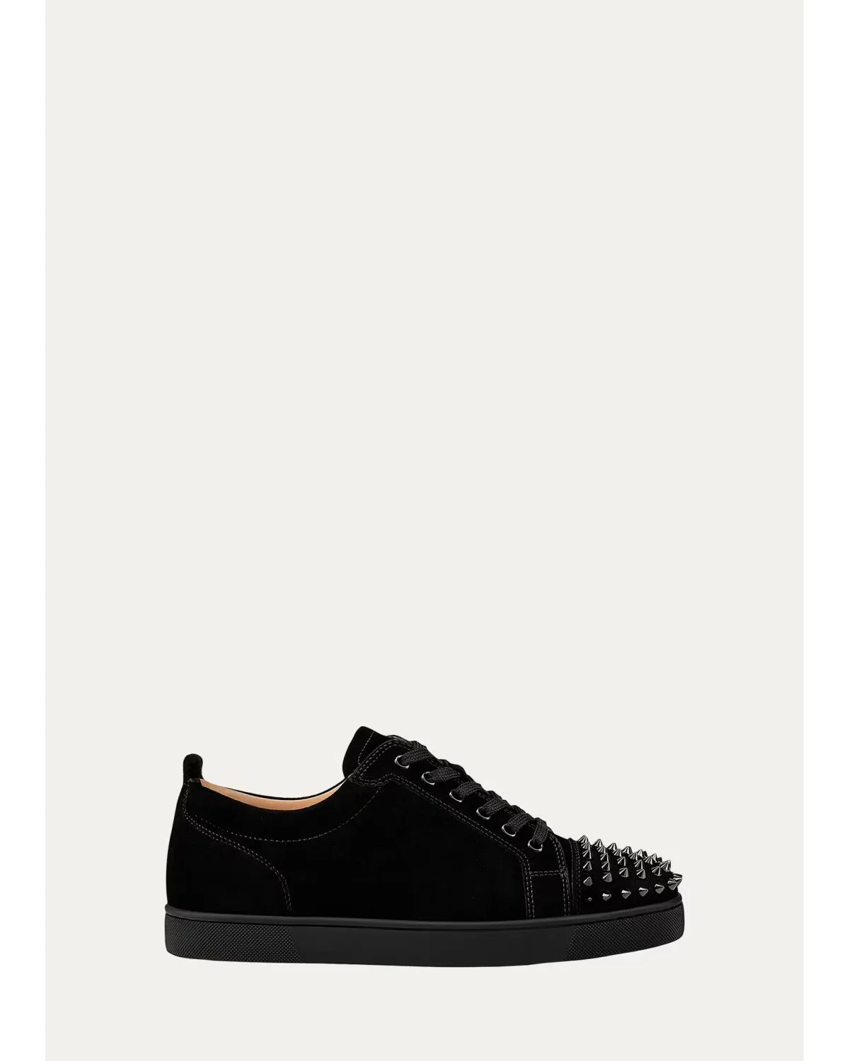 Louis Junior Spikes Leather Low-Top Sneakers by Christian Louboutin