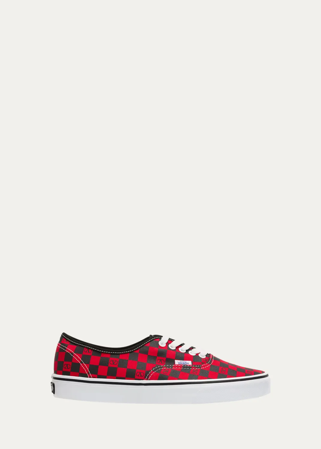 Valentino Garavani x Vans Tess St VLogo Check Canvas Low-Top Sneakers by Valentino Garavani