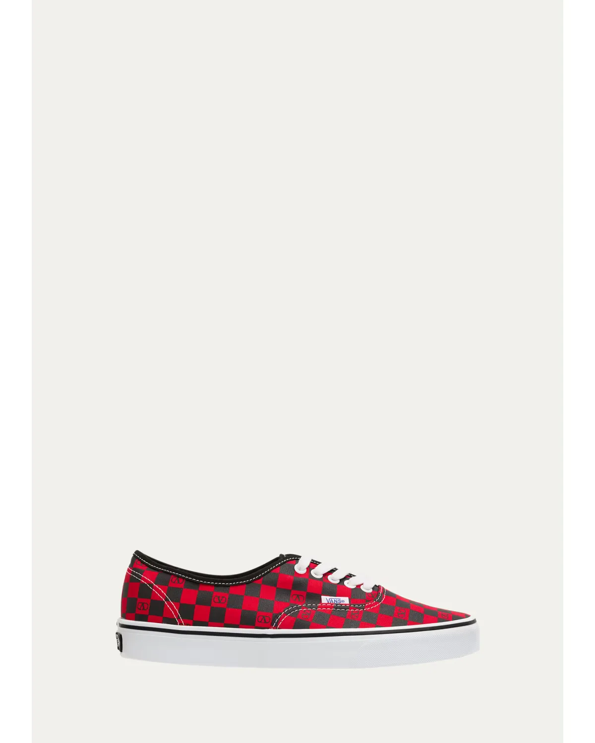 Valentino Garavani x Vans Tess St VLogo Check Canvas Low-Top Sneakers by Valentino Garavani