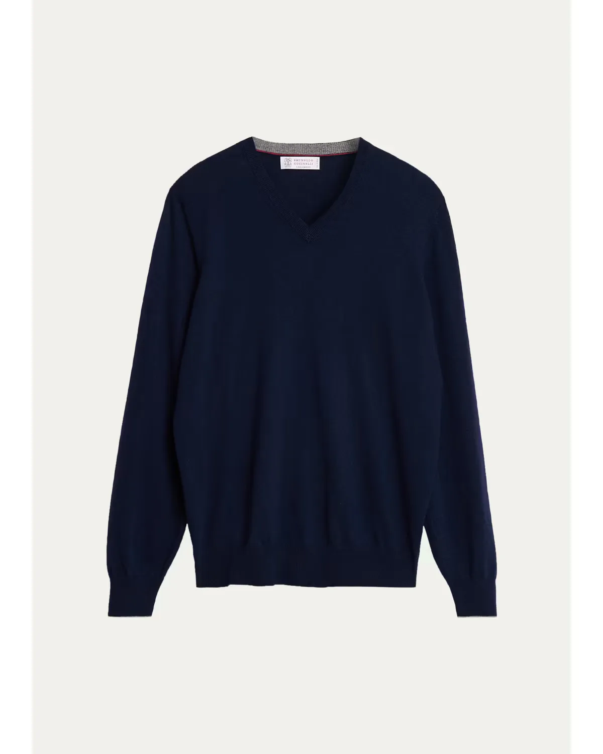 Cashmere Classic Fit V-Neck Sweater by Brunello Cucinelli