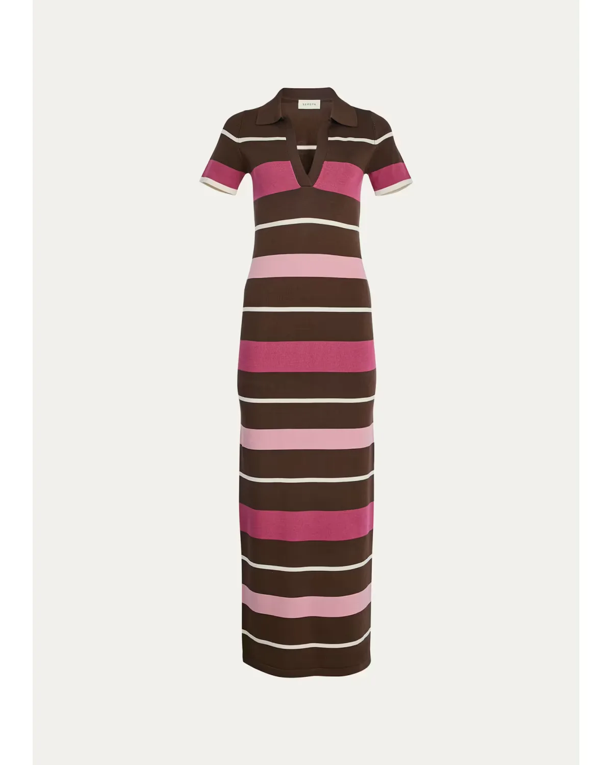 Sam Striped Knit Maxi Dress by SEROYA