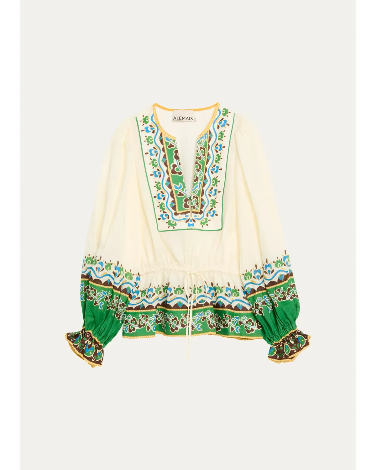 Bridgette Floral Peasant Blouse by ALMAIS