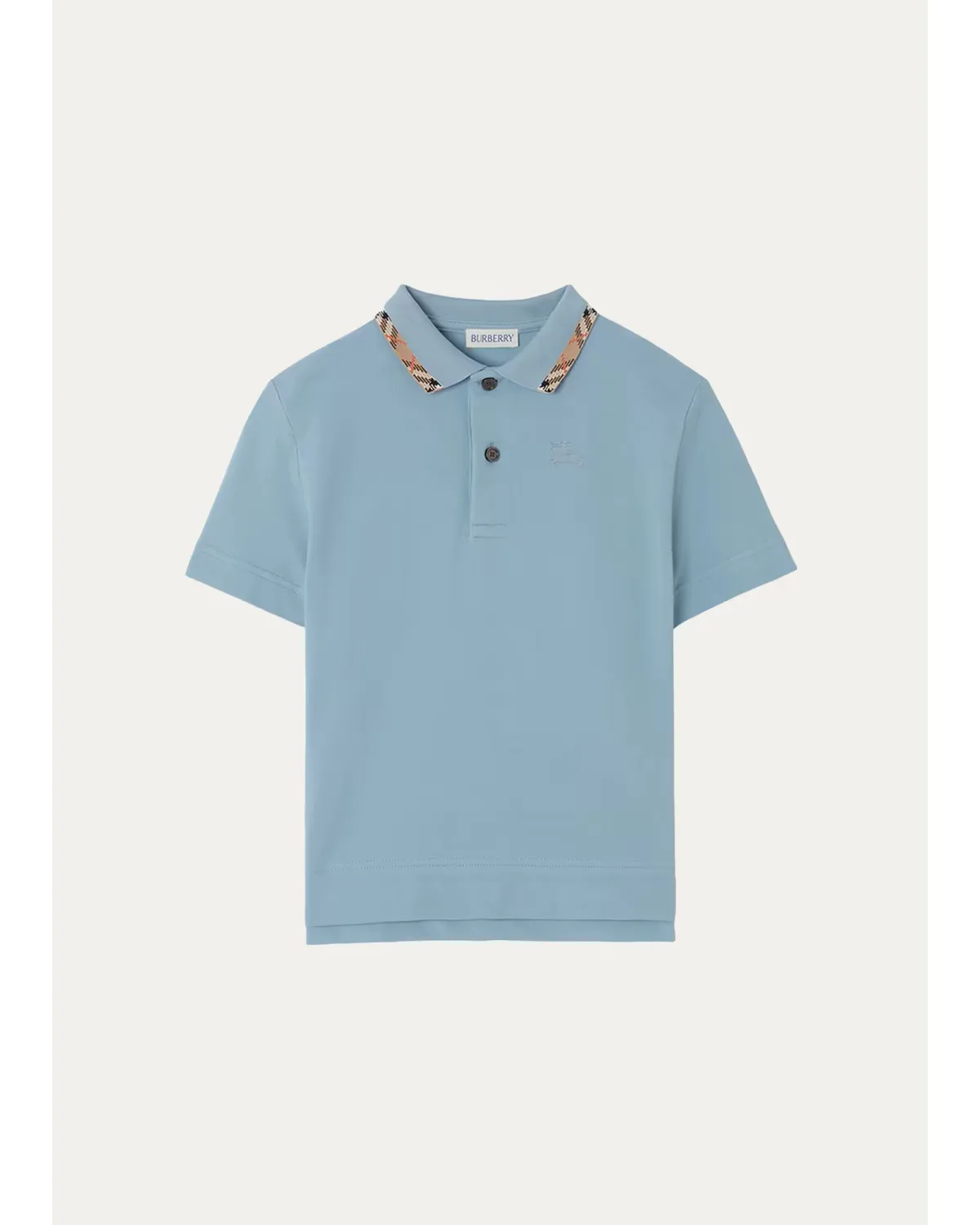 Johane Check Collar Cotton Polo Shirt by Burberry
