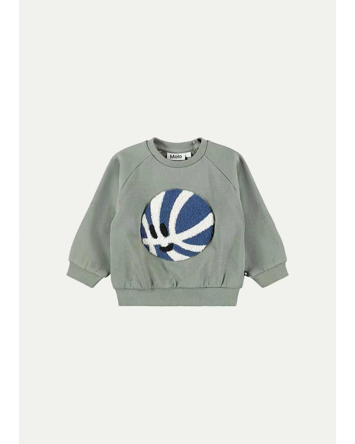 Disc White Noise Cotton Sweatshirt by Molo