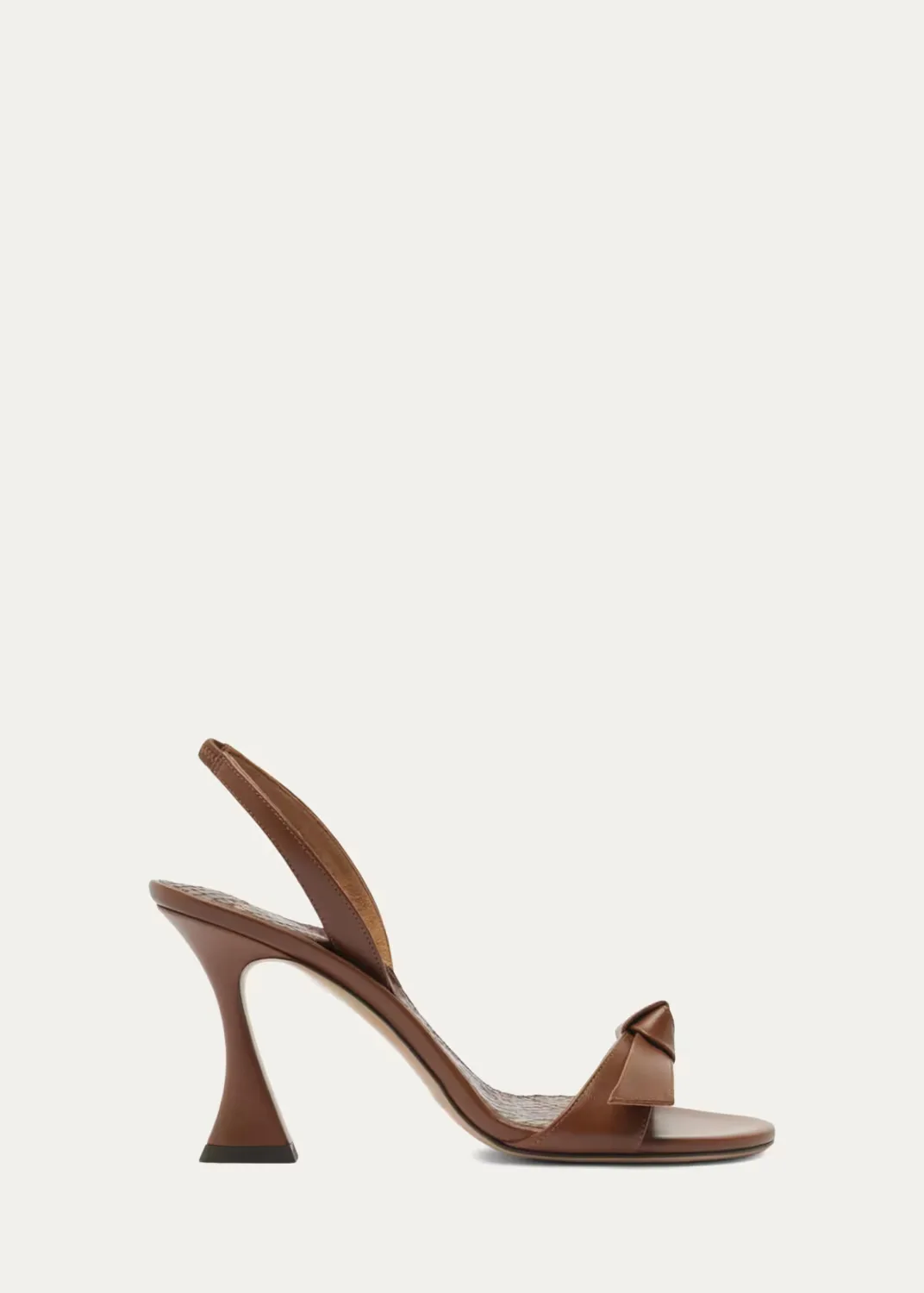 60mm Clarita Leather Slingback Sandals by Alexandre Birman