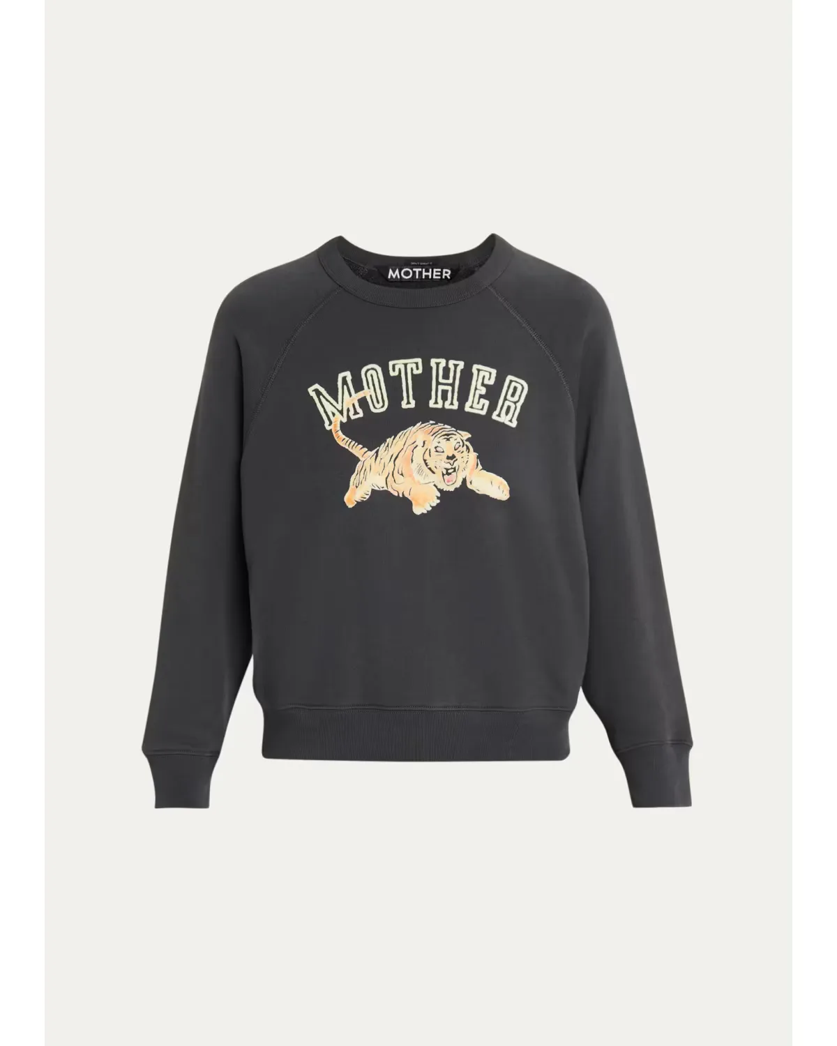 The Concert Tiger Graphic Cotton Sweatshirt by MOTHER