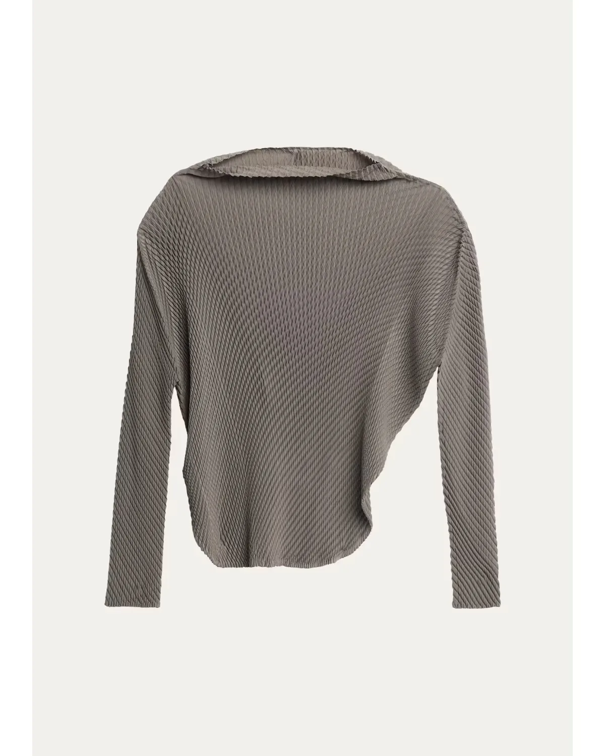 Misty Pleats Long-Sleeve Top by Issey Miyake