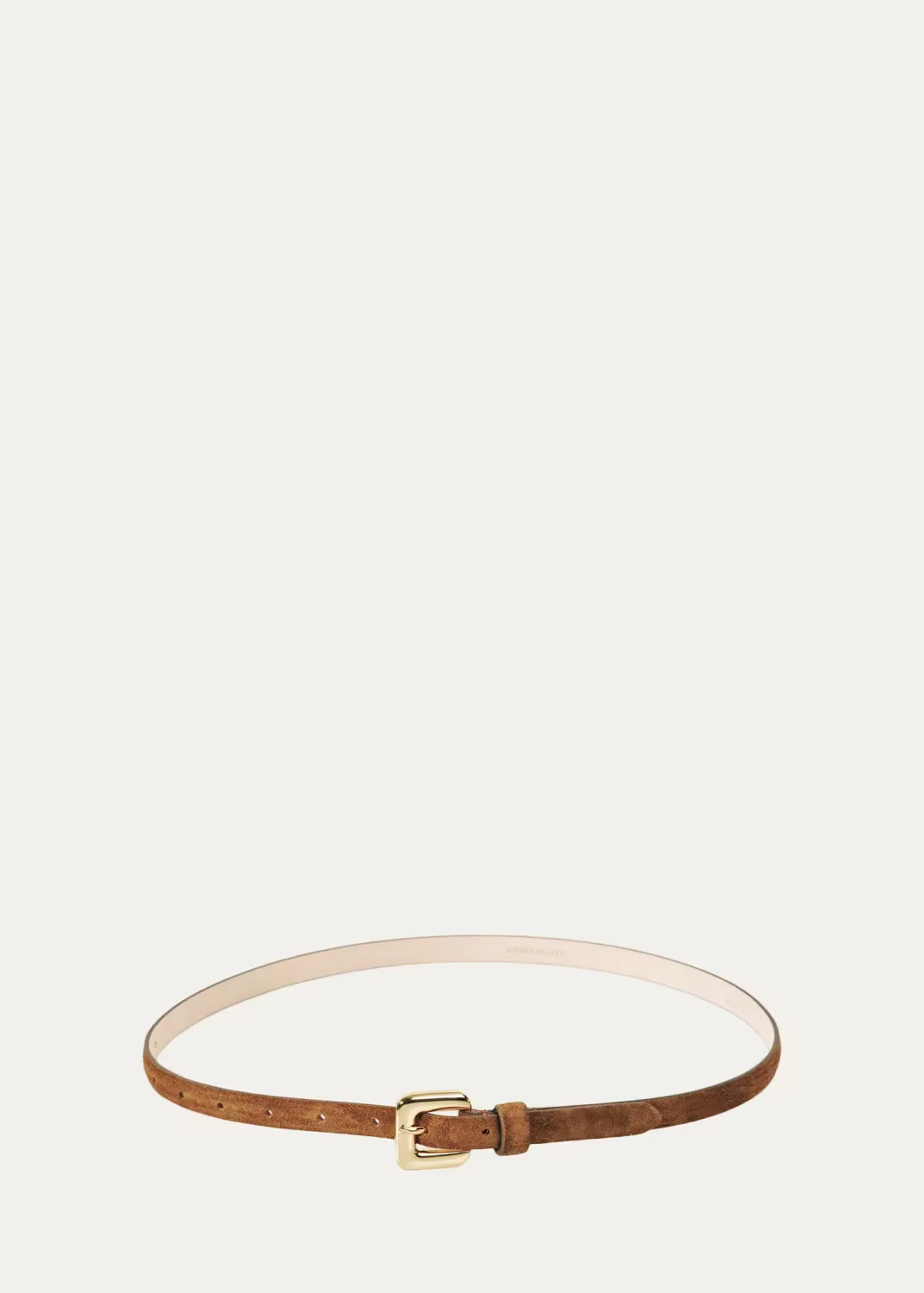 Mara 24K Gold-Plated Suede Belt by Dhanche