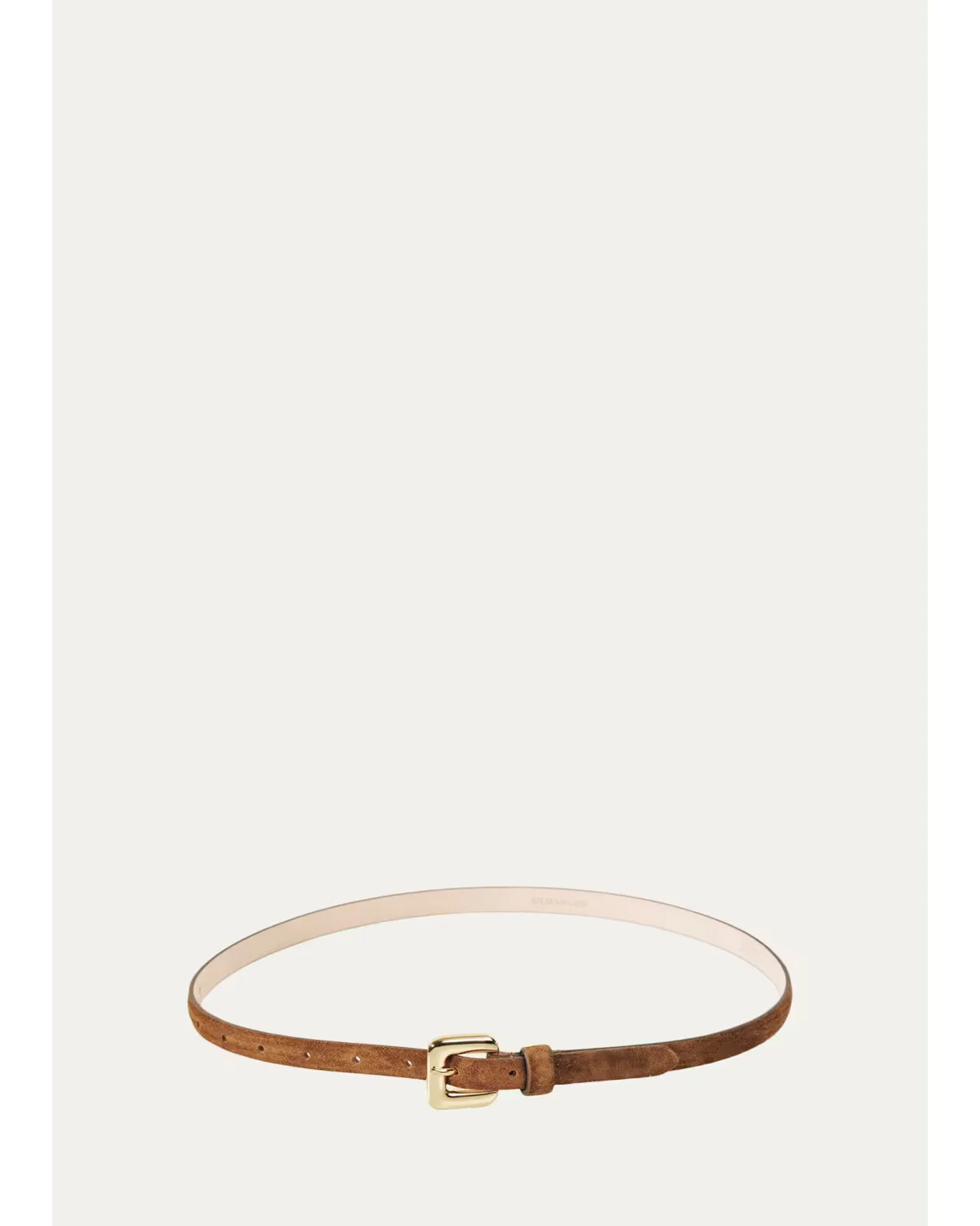 Mara 24K Gold-Plated Suede Belt by Dhanche