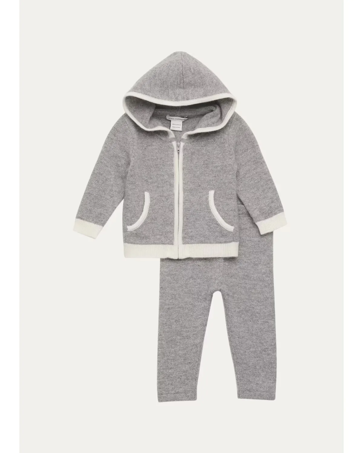 Cashmere Zip Hoodie & Pants Set by Sofia Cashmere
