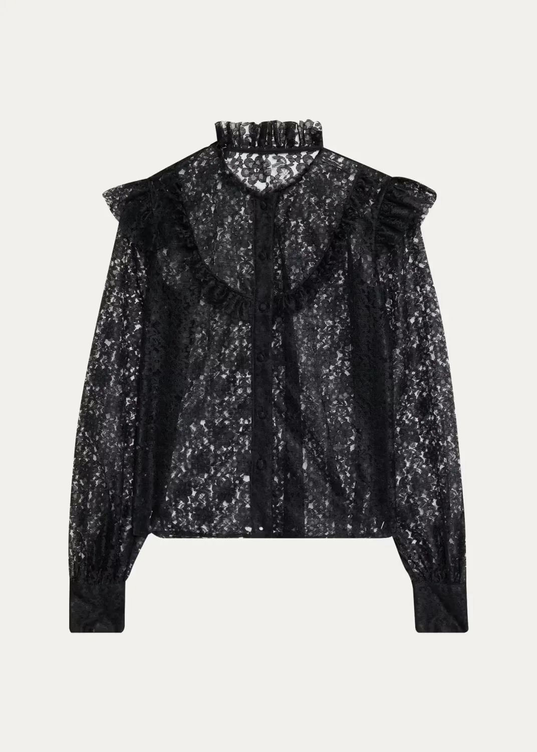 Floral Lace Sheer Top
