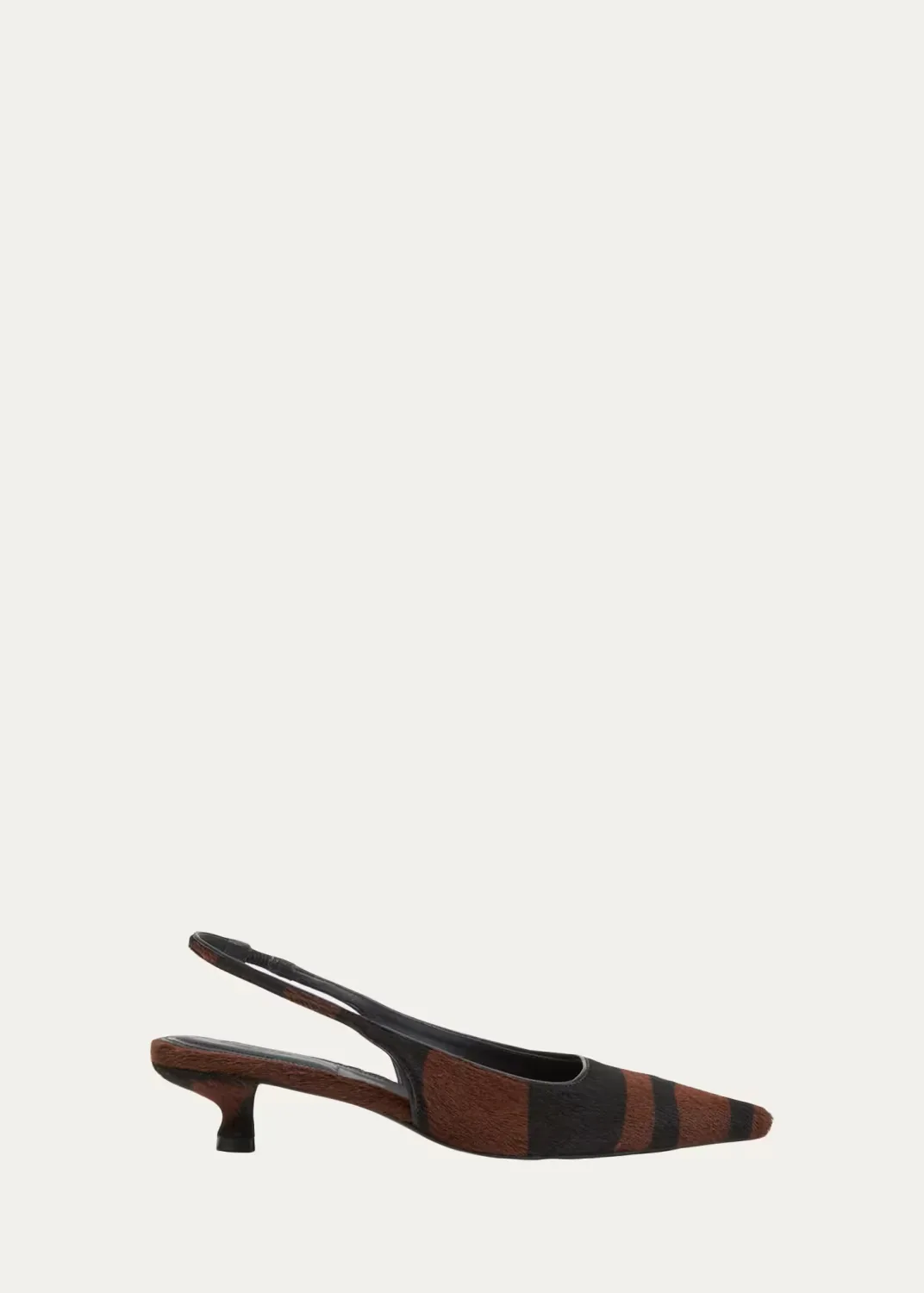35mm Jenny Calf Hair Slingback Pumps by SIMKHAI