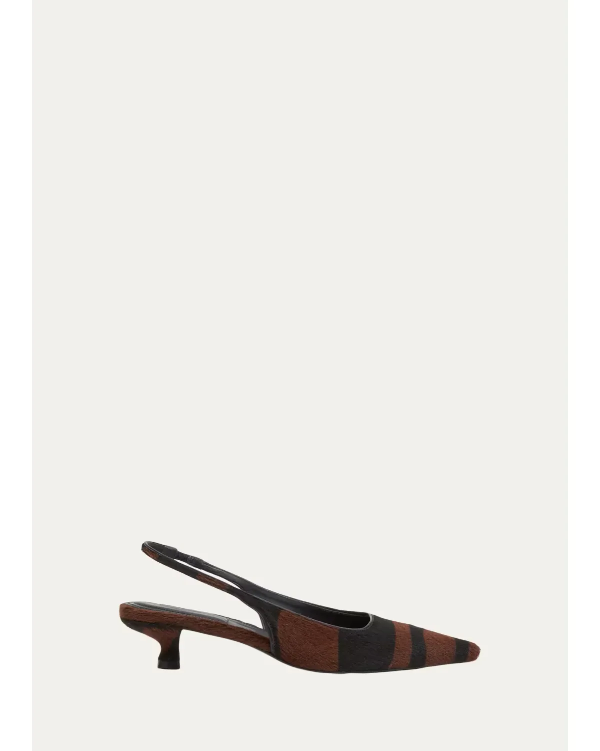 35mm Jenny Calf Hair Slingback Pumps by SIMKHAI