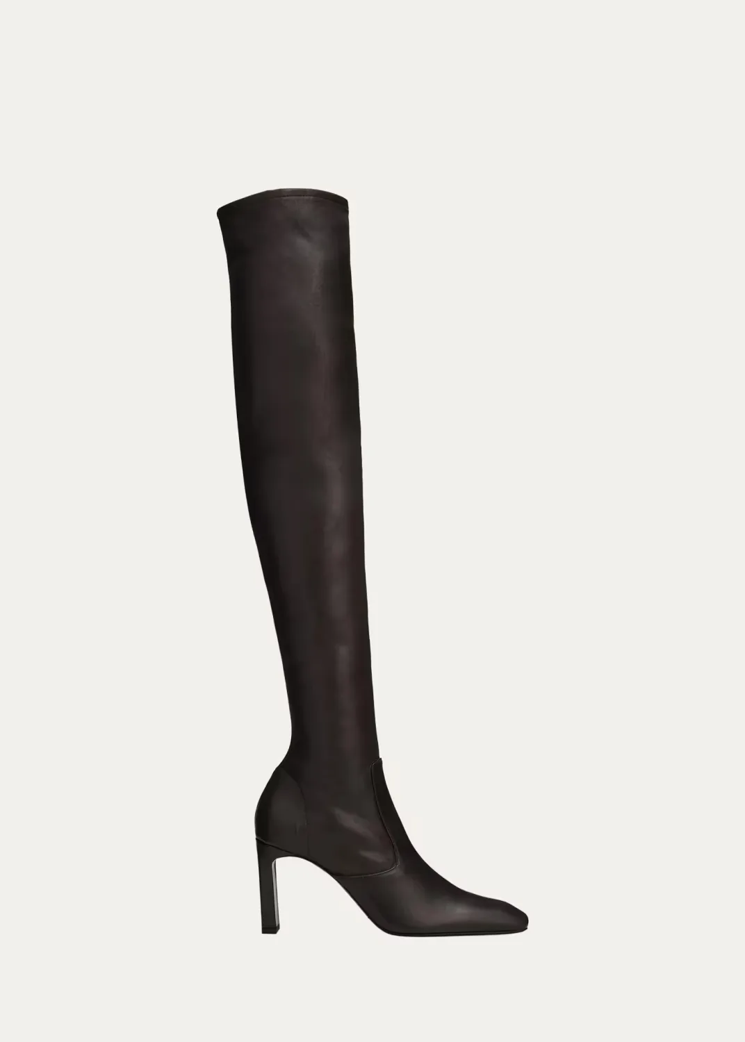 85MM Leather Over-The-Knee Boots by Totême