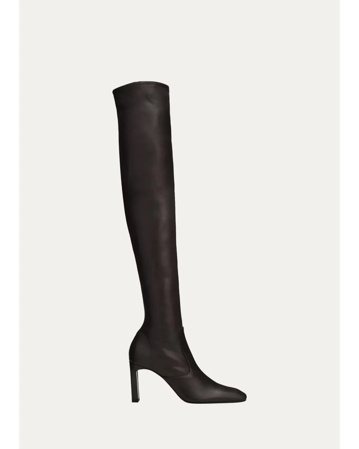 85MM Leather Over-The-Knee Boots by Totême