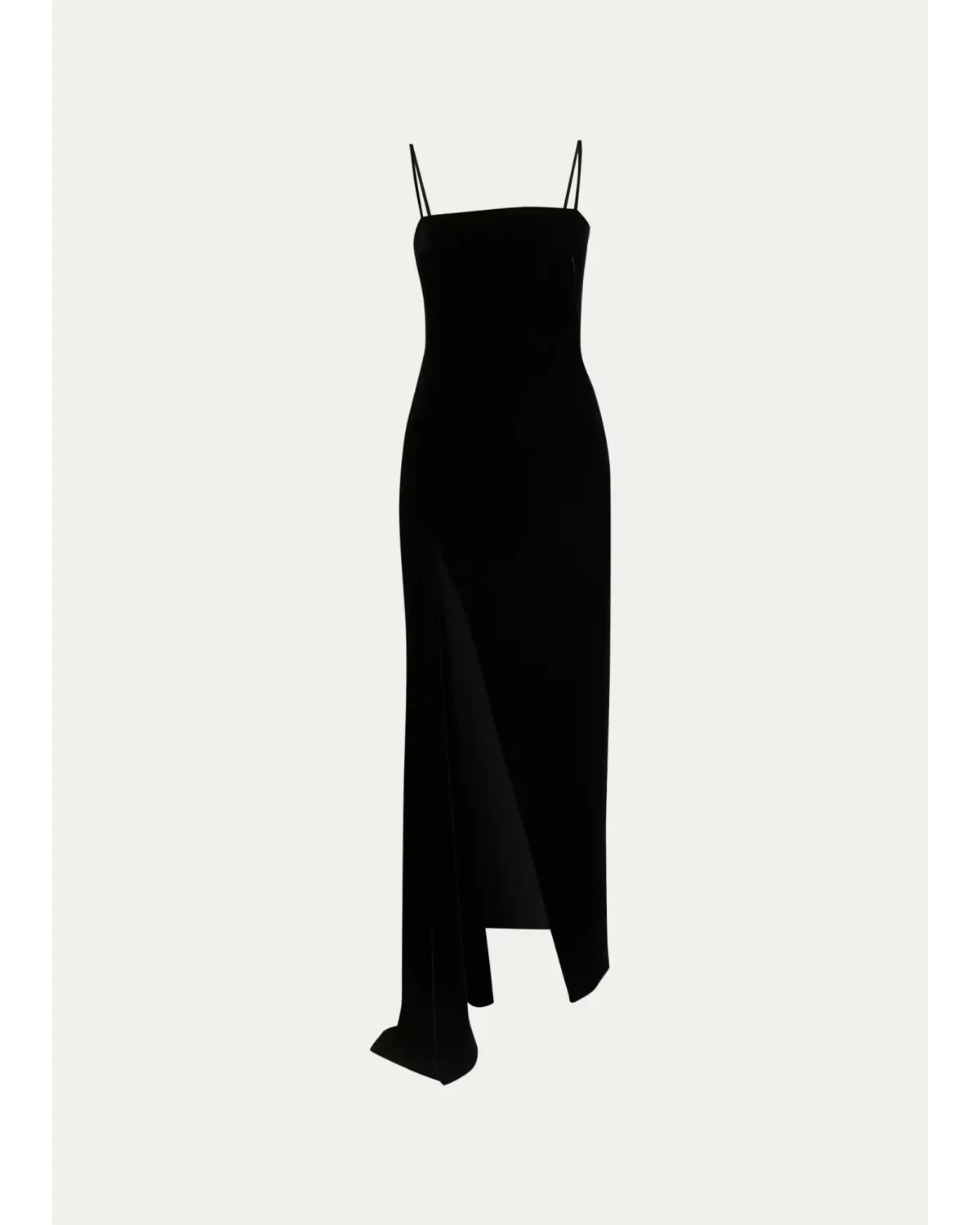 Sliced Long Velvet Slit Dress by GIVENCHY