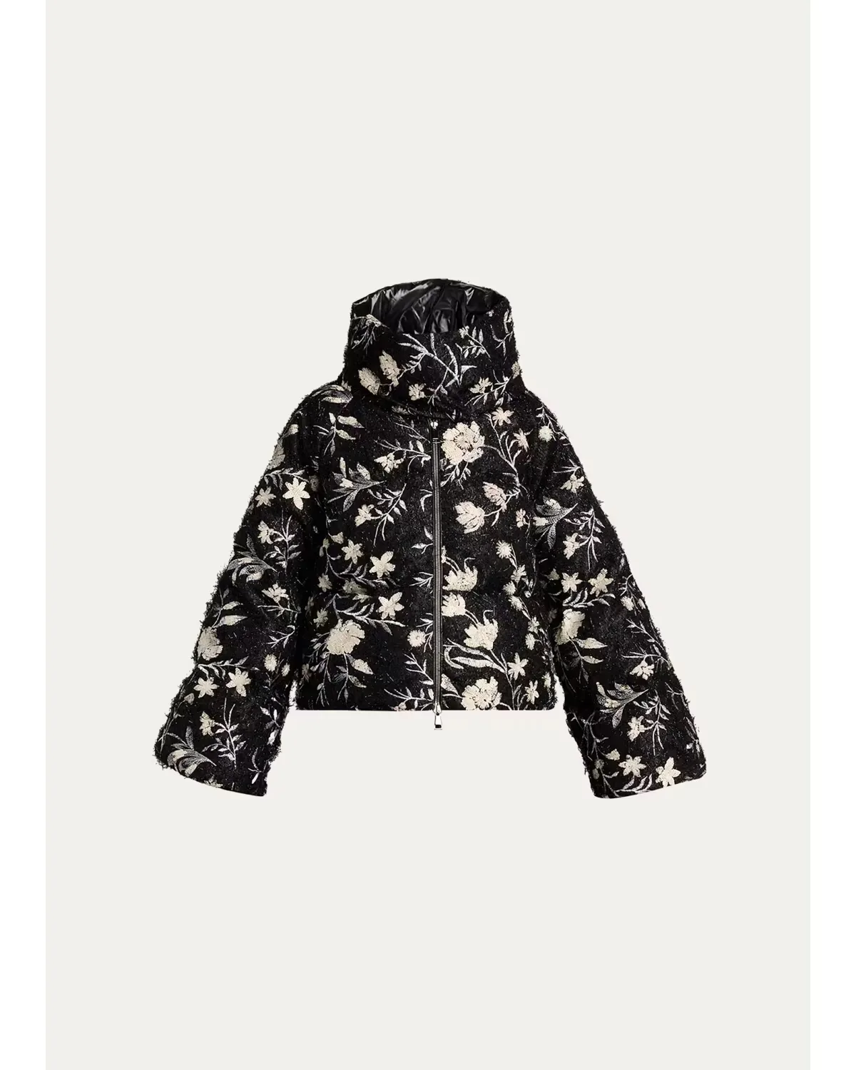 Perroquet Floral Down-Fill Jacket by Moncler