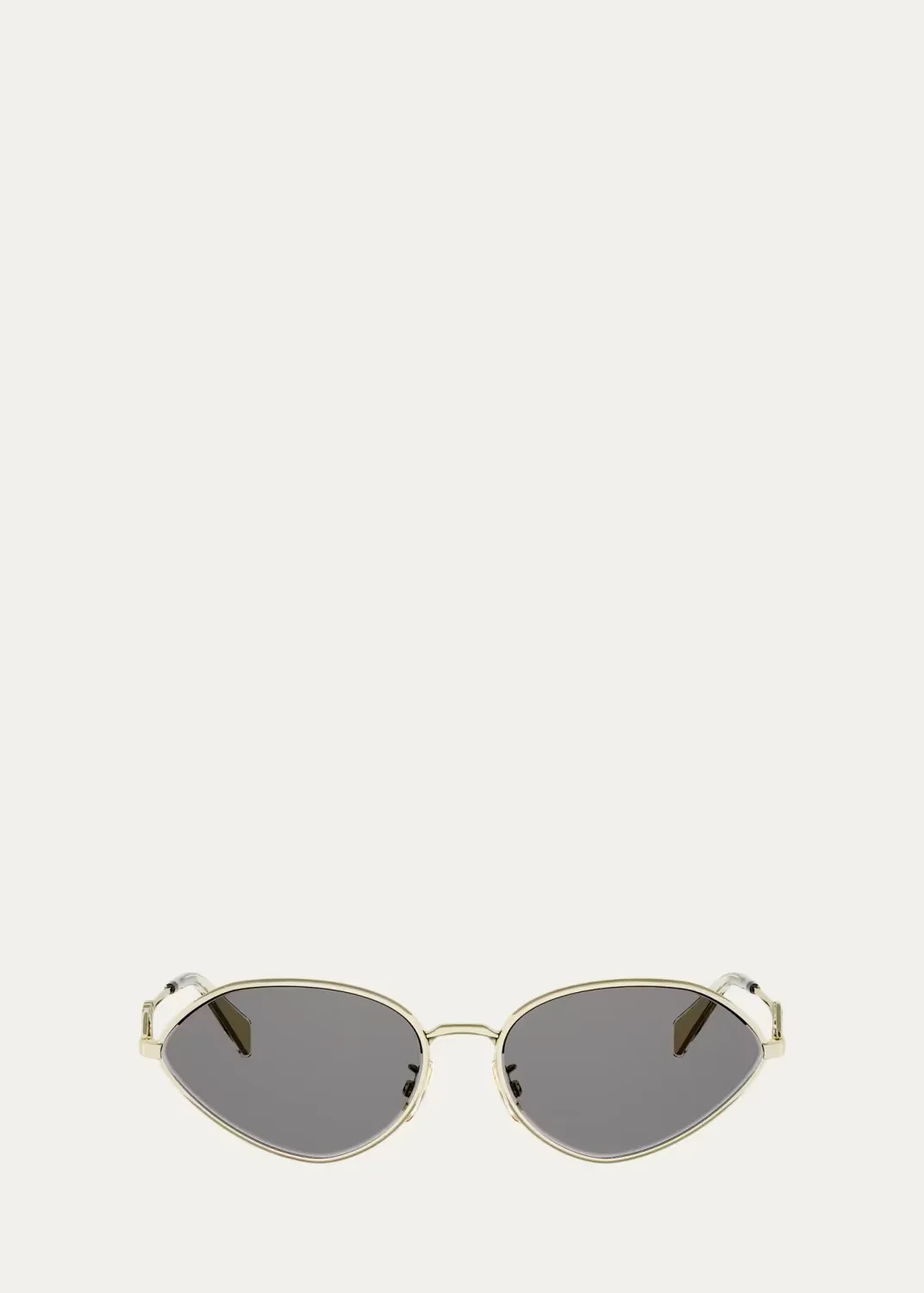 Wire 58MM Oval Sunglasses