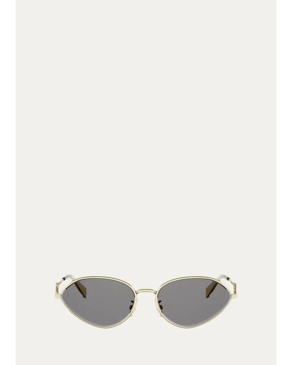 Wire 58MM Oval Sunglasses by Celine