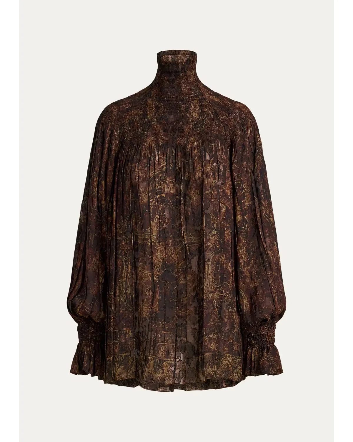 Maddison Paisley Fil Coupé Top by Ralph Lauren