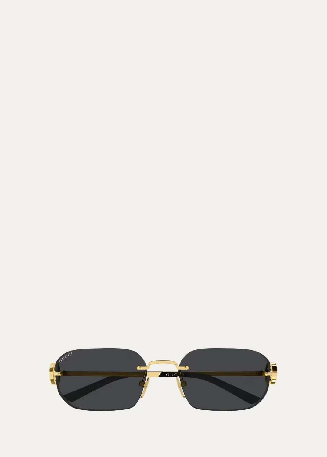 57MM Rectangular Sunglasses by Gucci
