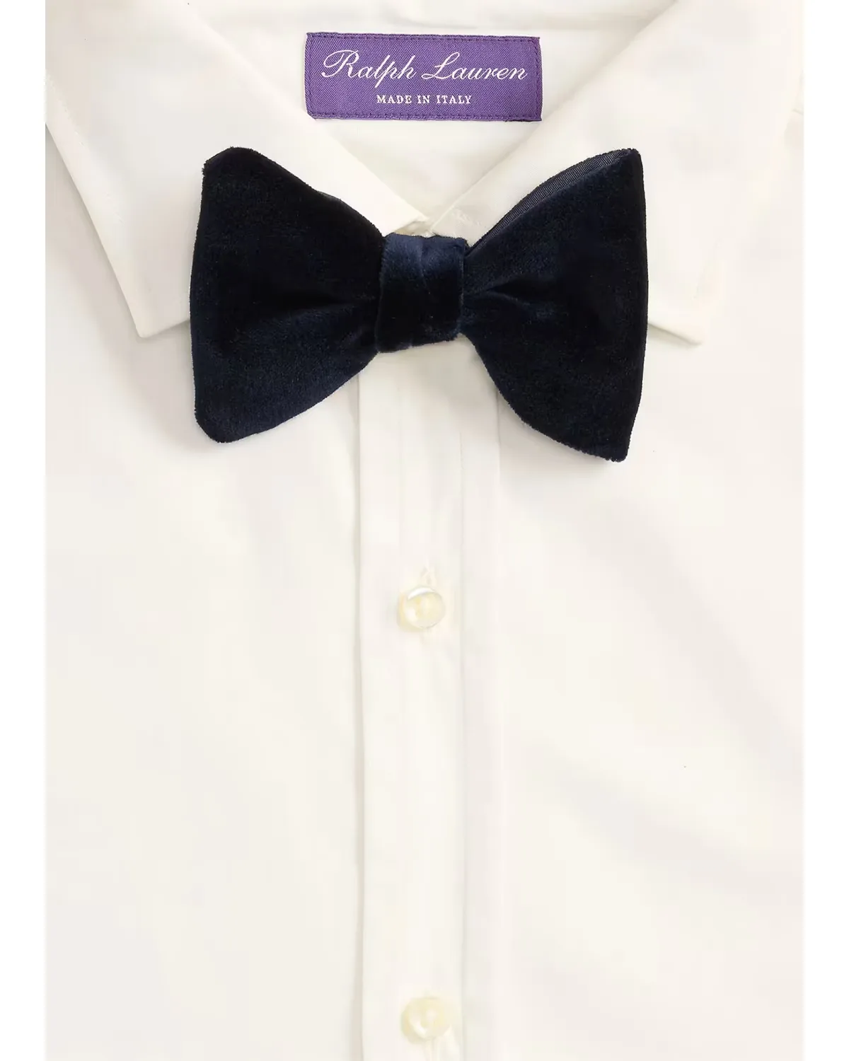 Velvet and Peau De Soie Bow Tie