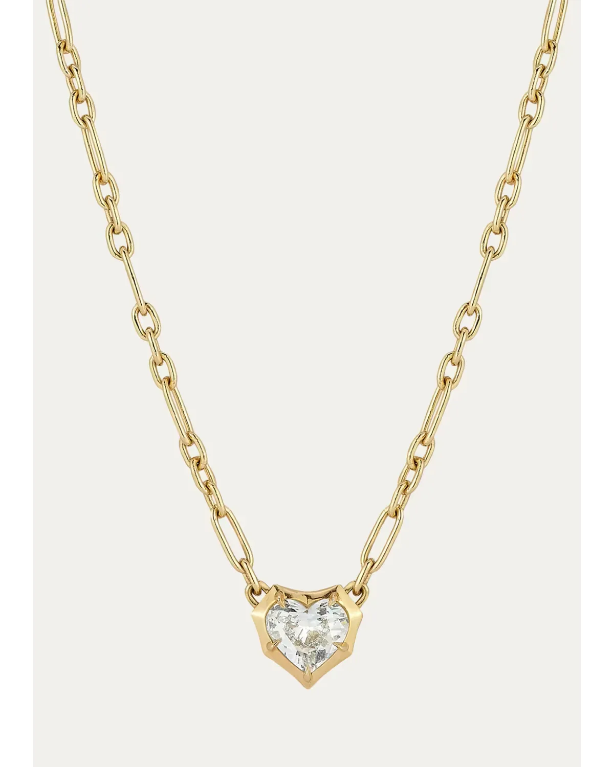 One-of-a-Kind Alchemy Heart Pendant Necklace by Jade Trau