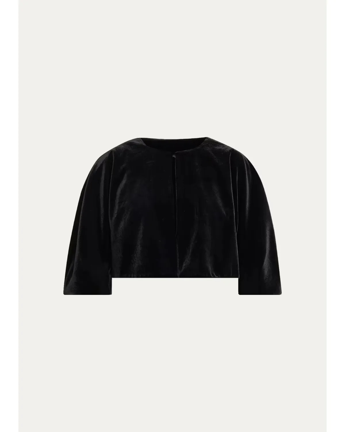 Cropped Velvet Bolero by Teri Jon