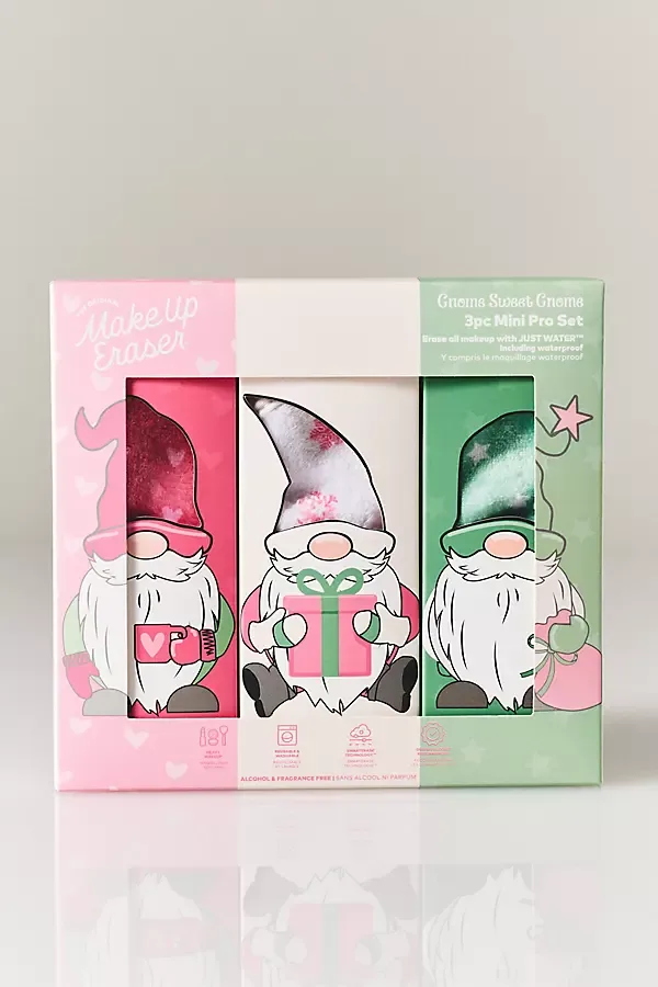 Gnome Sweet Gnome 3 Piece Set by MakeUp Eraser
