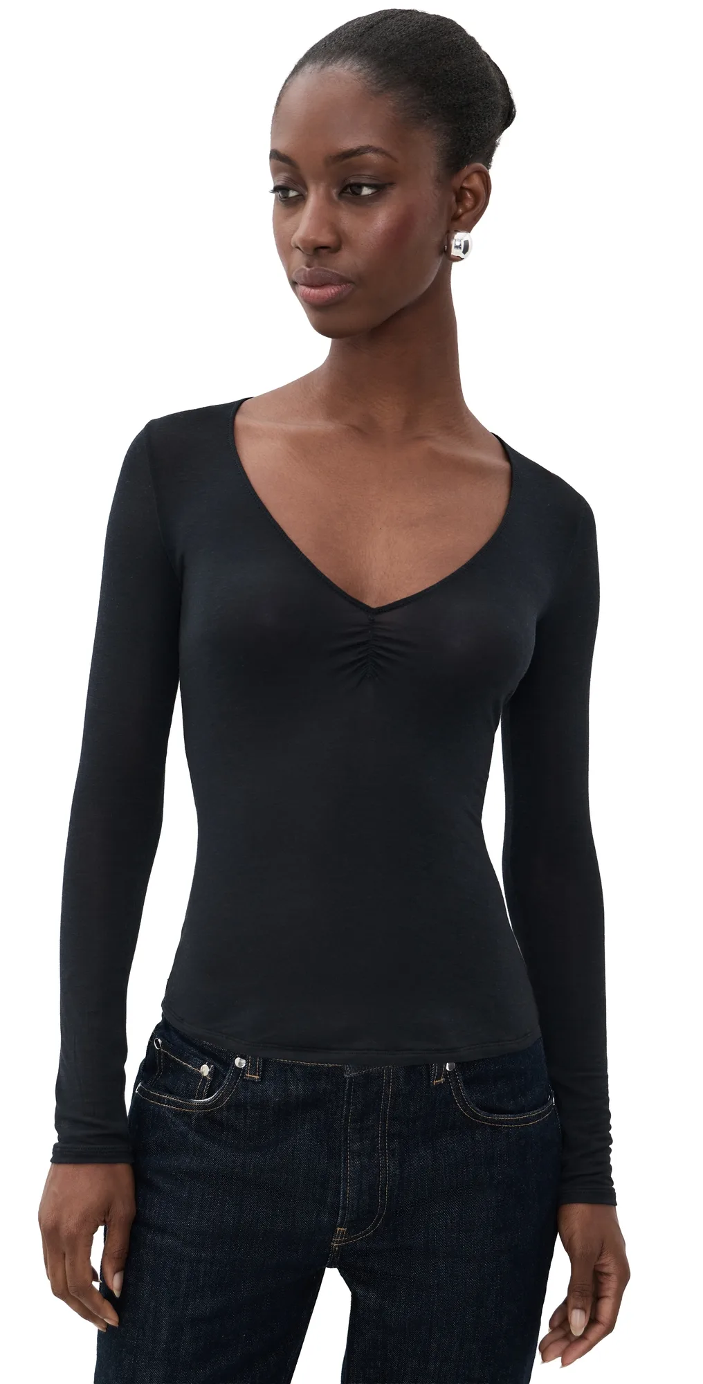 Cashmere Butter Long Sleeve Top by Fleur Du Mal