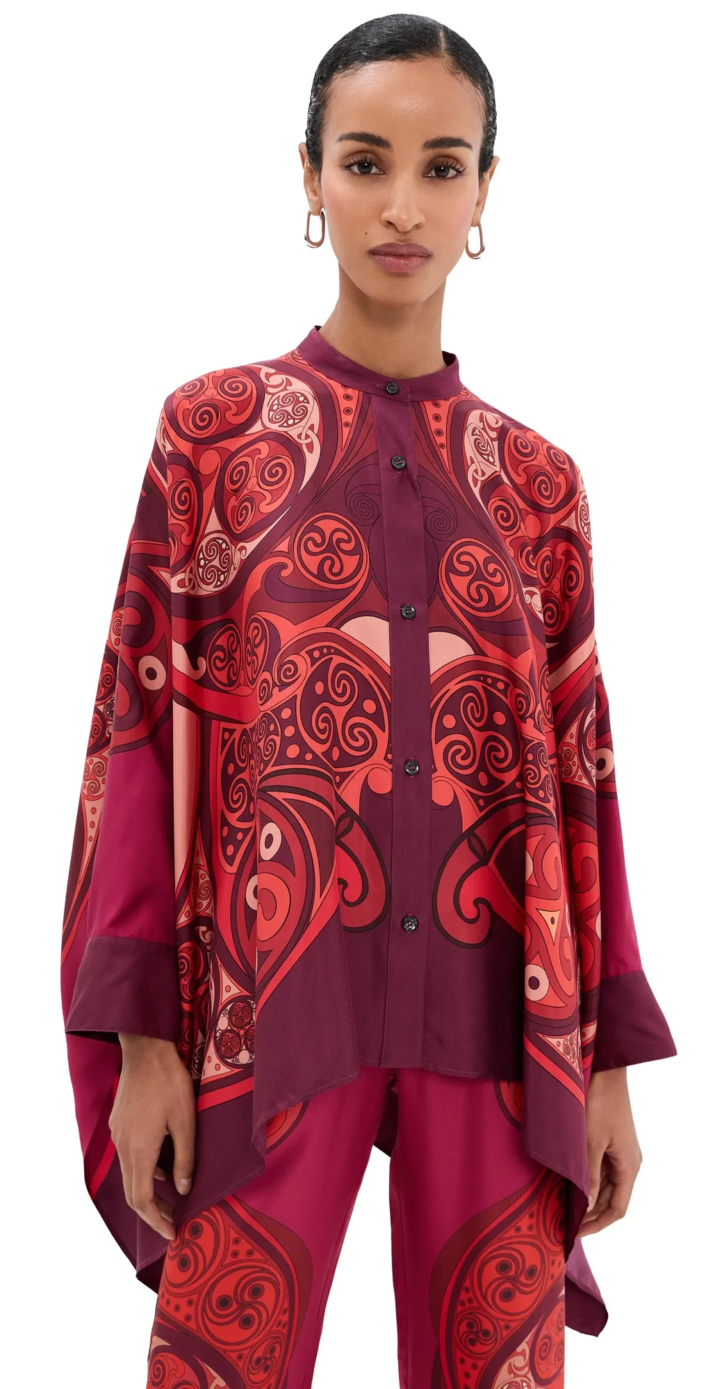 Foulard Silk Shirt by La Doublej