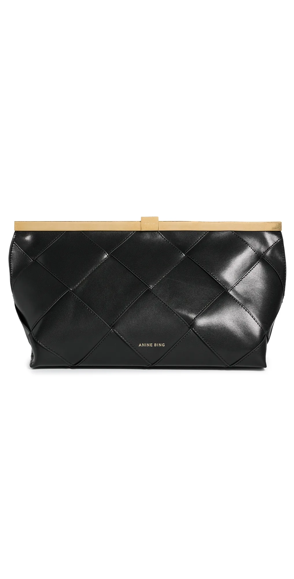 Anine Clutch Braided Leather