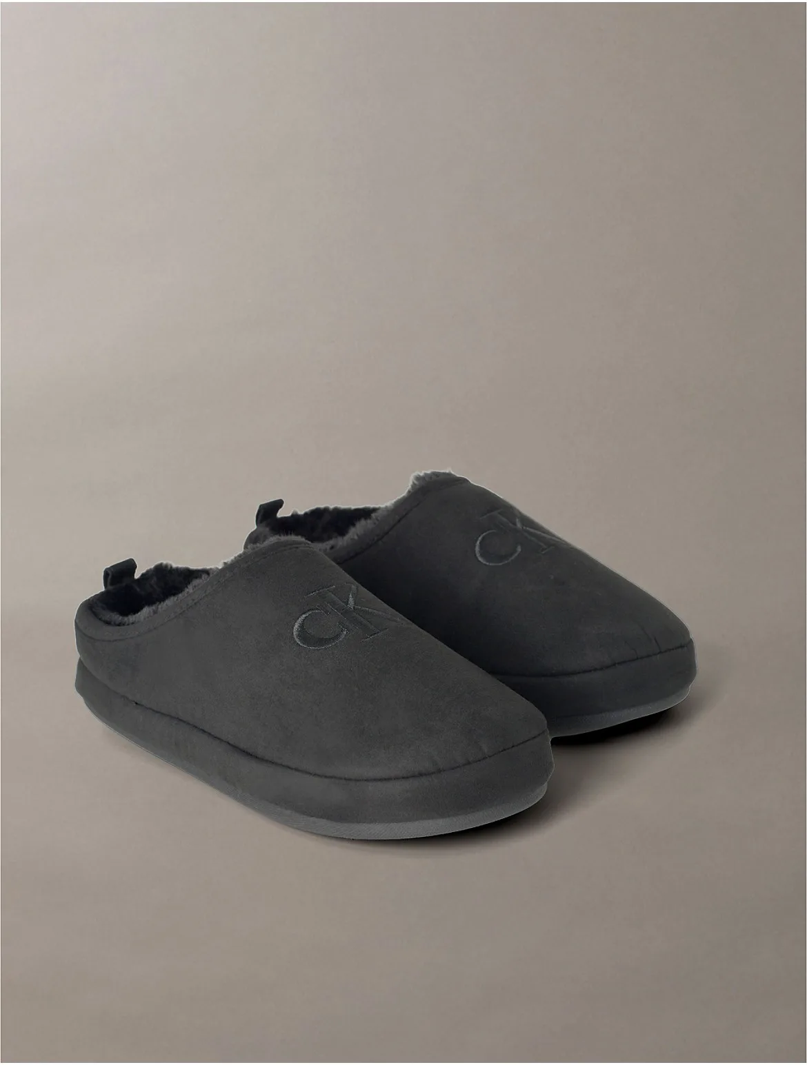 Monogram Logo Slipper by Calvin Klein