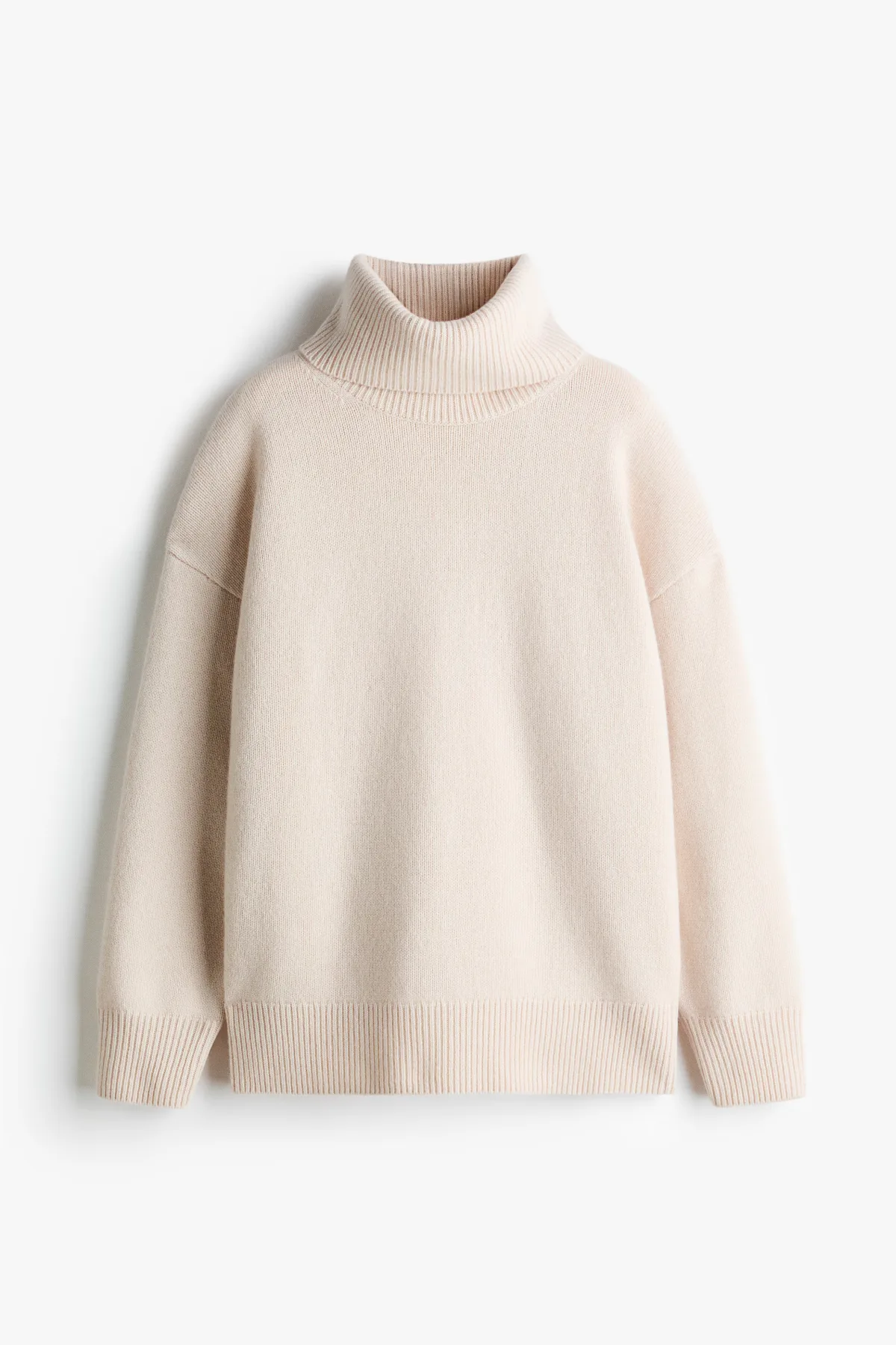 Cashmere-Blend Turtleneck Sweater
