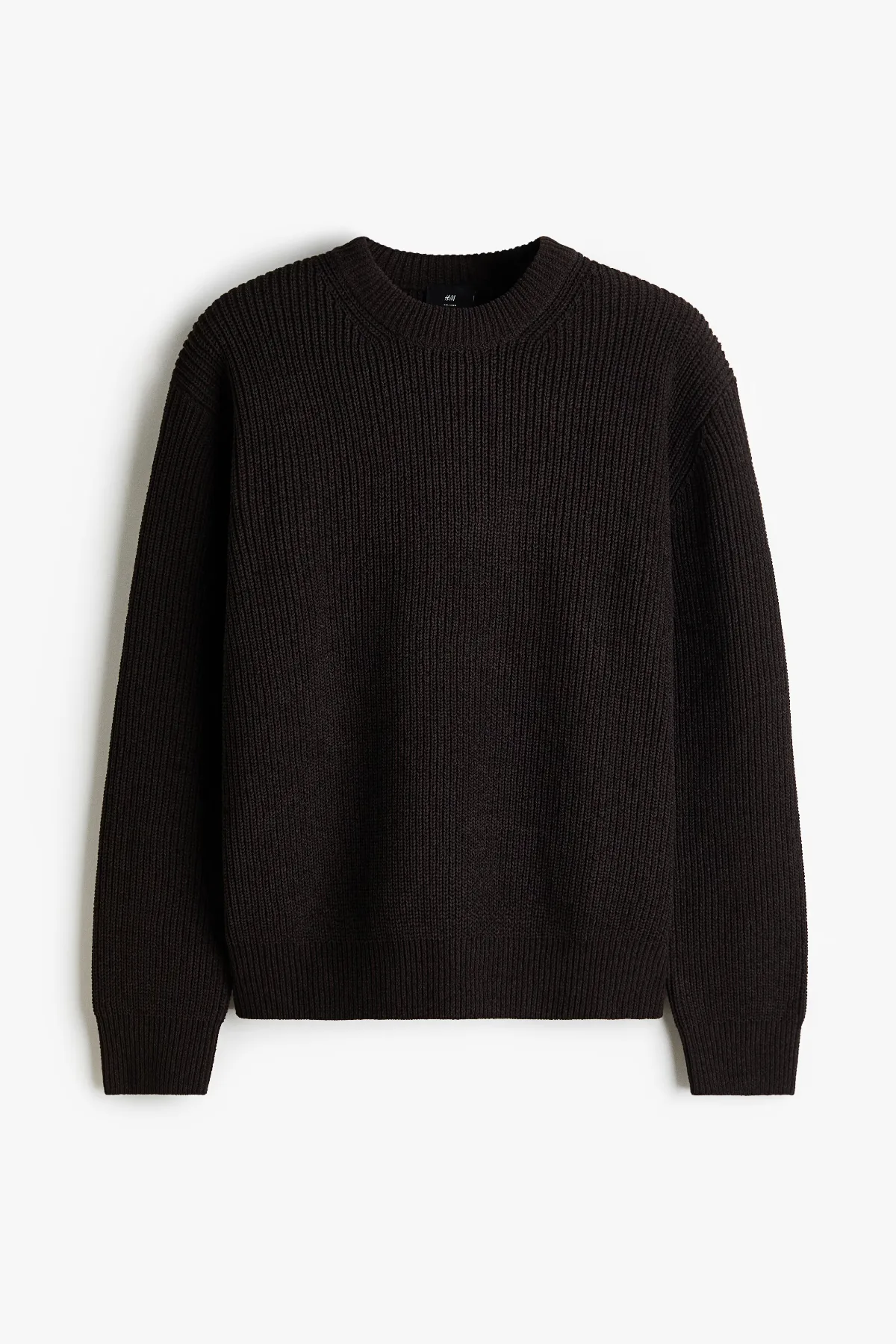 Relaxed-Fit Rib-Knit Sweater by H&M